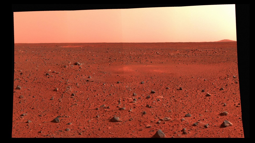 Landscape of Mars's surface