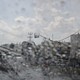 A photo of Sderot through raindrops