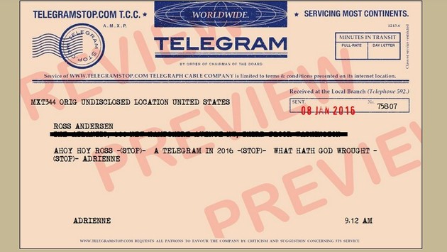 International Telegram® Official Site - Send a Telegram Anywhere