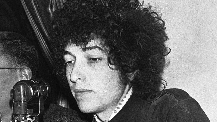 Bob Dylan pictured in 1966