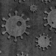Gray, gear-like coronavirus