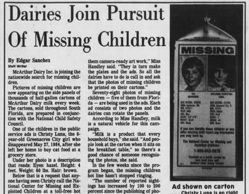 Etan Patz And The Missing Kids On Milk Cartons The Atlantic All png images can be used for personal use unless stated otherwise. etan patz and the missing kids on milk
