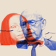 Graphic illustration of Ketanji Brown Jackson and Stephen Breyer.