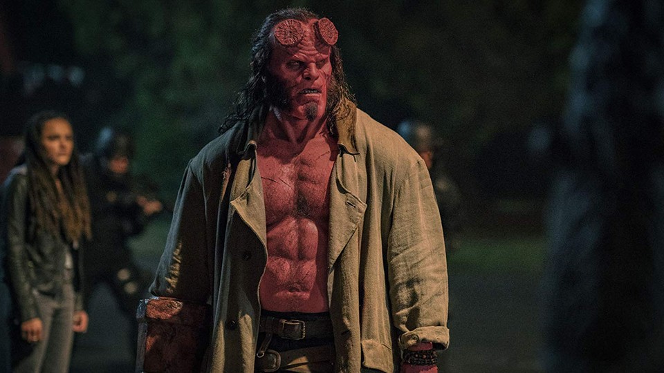 New cheap hellboy movie