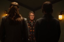 Hugh Grant in a still from the movie Heretic