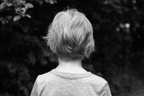 The back of a child's head