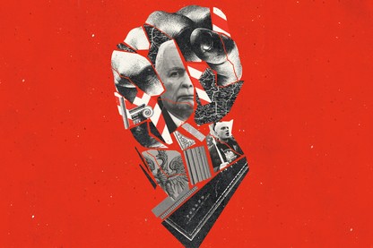 Illustration: a clenched fist collage