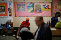 People sitting in a classroom