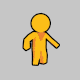 A GIF of a pegman moving his body