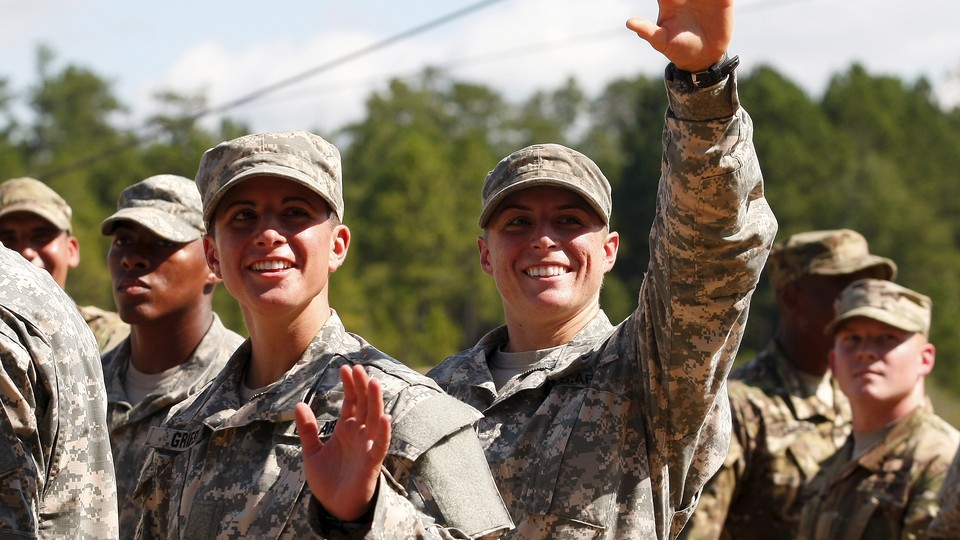 Female Army Reserve Soldier Receives Ranger Tab, Article