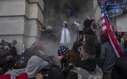 Insurrectionists at the U.S. Capitol on January 6