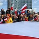 Hundreds of thousands of people joined an opposition march in Warsaw on Sunday.