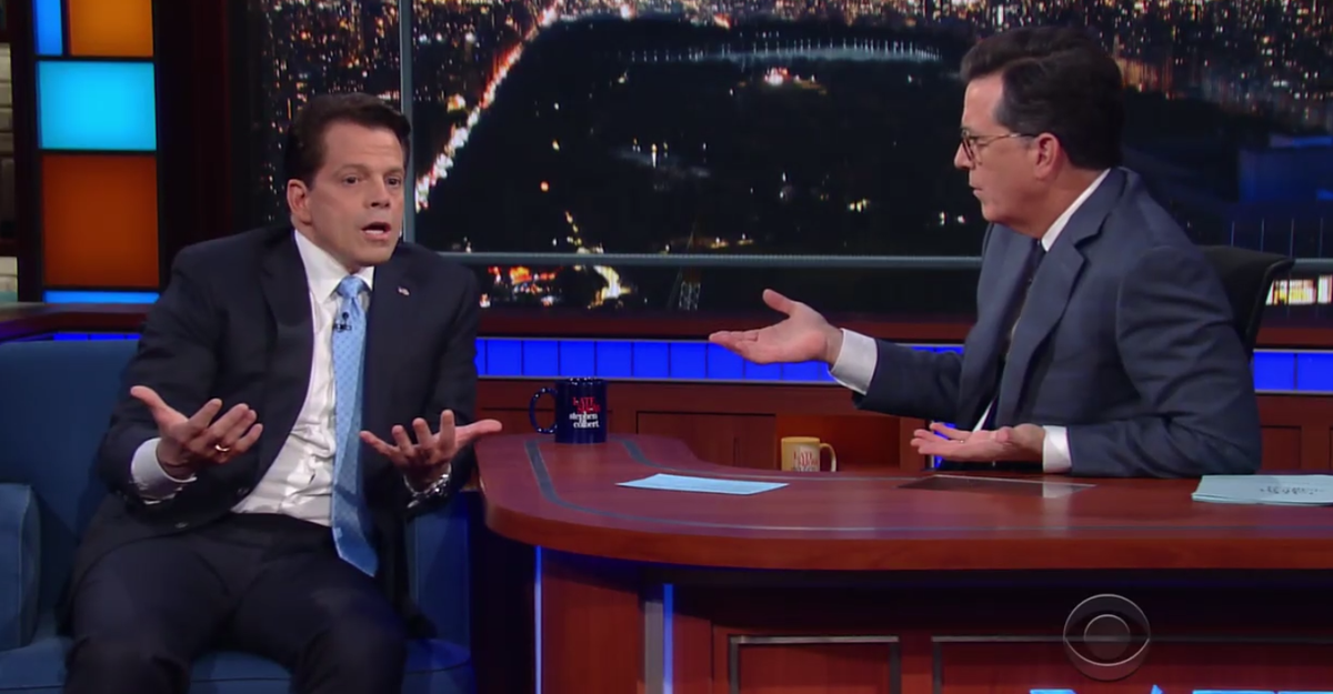 Scaramucci and Colbert: Why Their Interview Was So Awkward - The Atlantic