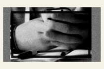 Illustration of a phone in person's hands