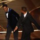 Will Smith and Chris Rock onstage at the Oscars