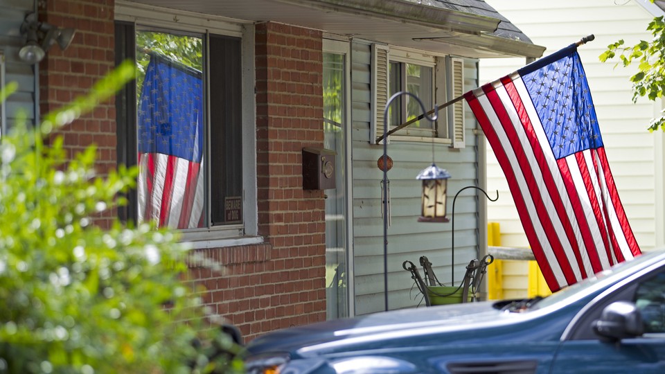 The house of Harold Thomas Martin, a federal government contractor accused of stealing highly classified information, is seen in Glen Burnie, Maryland, on October 5, 2016.