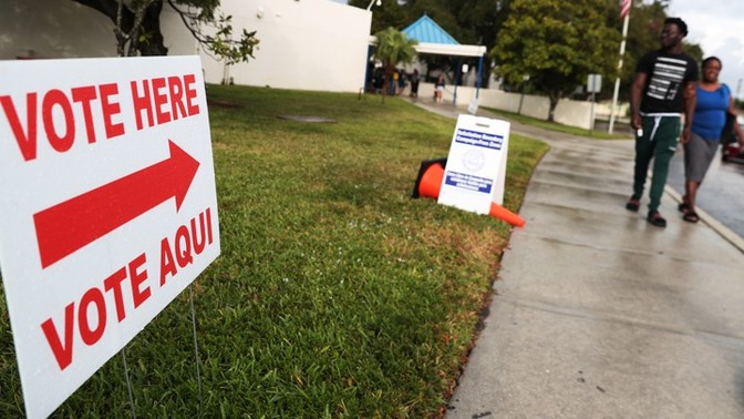 Voting signs