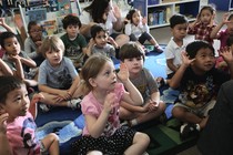 Children at Scripps Ranch KinderCare in San Diego. 