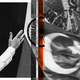 An illustration that includes photos of the Indian flag, the Pakistani flag, and Prime Minister Narendra Modi