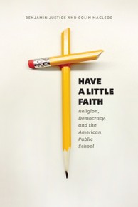 A photo of the cover of the book "Have a Little Faith" featuring a broken pencil arranged to look like a cross.