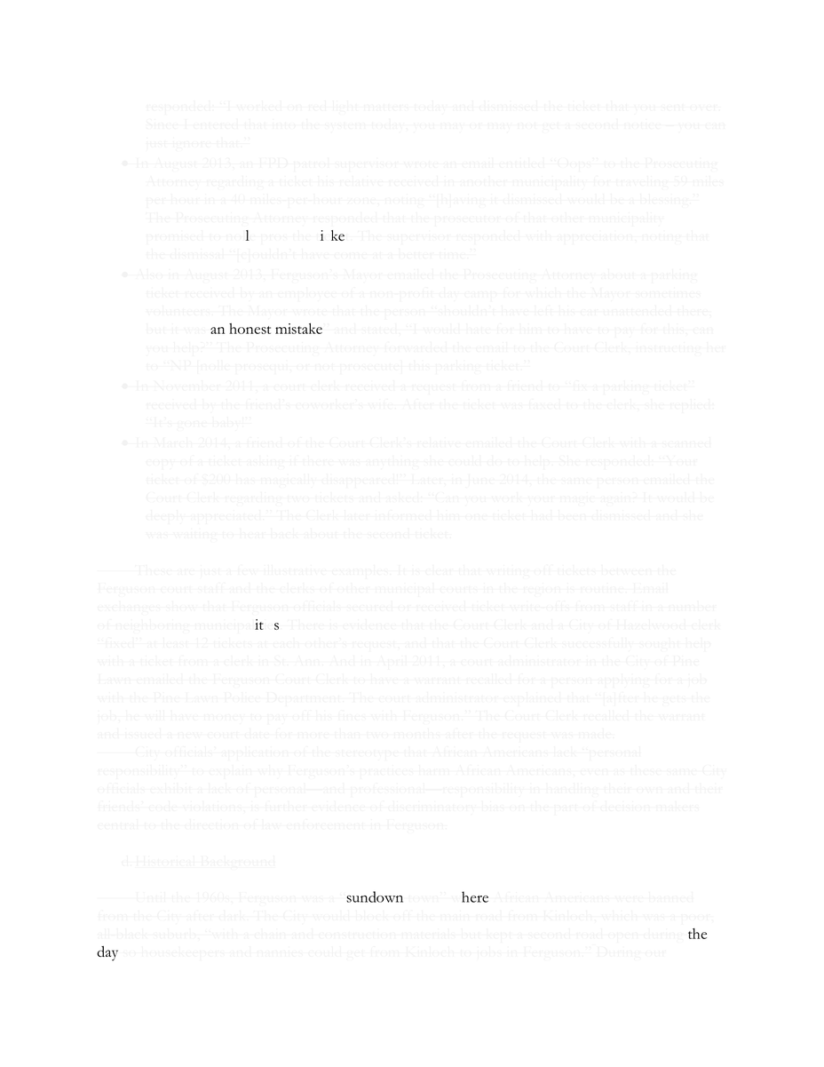 redacted Ferguson Report