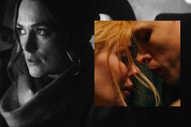 A collage juxtaposing stills from "Babygirl" and "Black Doves"