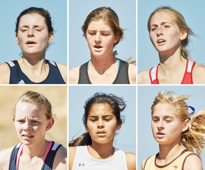 Female high-school cross country runners