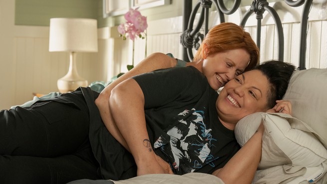 Che Diaz and Miranda Hobbes in “And Just Like That”