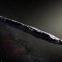 An artist’s impression of the interstellar asteroid Oumuamua