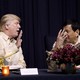 President Trump talks with Philippines President Rodrigo Duterte. 