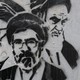 Stencil images of Ayatollah Khomeini the founder of Islamic Republic (R) seen next to Ayatollah Khamenei (L) and his son Mojtaba Khamenei (M) his successor as new supreme leader appear on a wall in Tajrish Square on March 28, 2026 in Tehran, Iran.