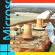 An illustration of the Three Mile Island nuclear power plant with a Microsoft logo