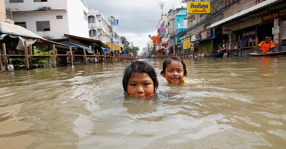 Worst Flooding in Decades Swamps Thailand The Atlantic