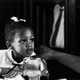 photo of Bernice A. King as a young child with her father