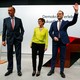 Friedrich Merz, Annegret Kramp-Karrenbauer, and Jens Spahn, the candidates for CDU party chair, attend a conference in Duesseldorf.