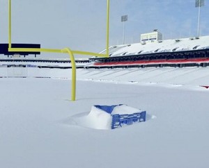 Bills offer free tickets to fans who shovel stadium snow