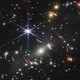 A deep-field image from the James Webb Space Telescope, sparkling with countless galaxies