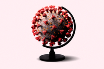 a coronavirus globe