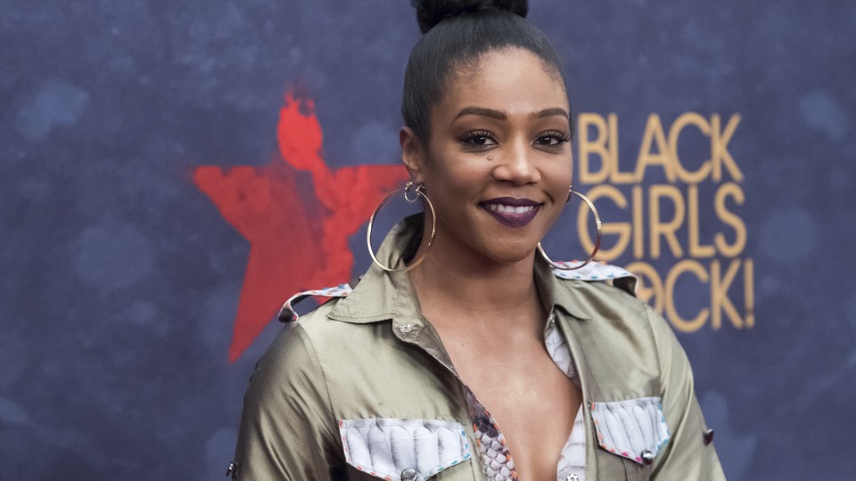 Tiffany Haddish attends the Black Girls Rock! Awards at the New Jersey Performing Arts Center