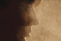 An image of a person sneezing