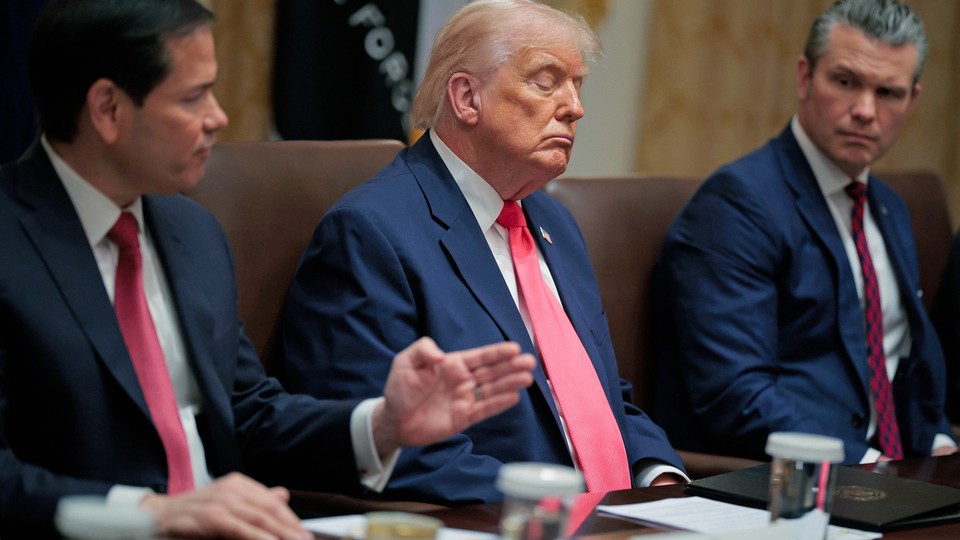 Trump asleep at meeting