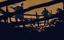 illustration of people digging