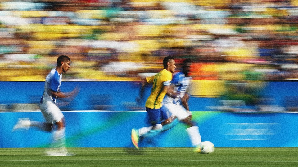 National Soccer Shirt Of The Brazil National Team Front And Back