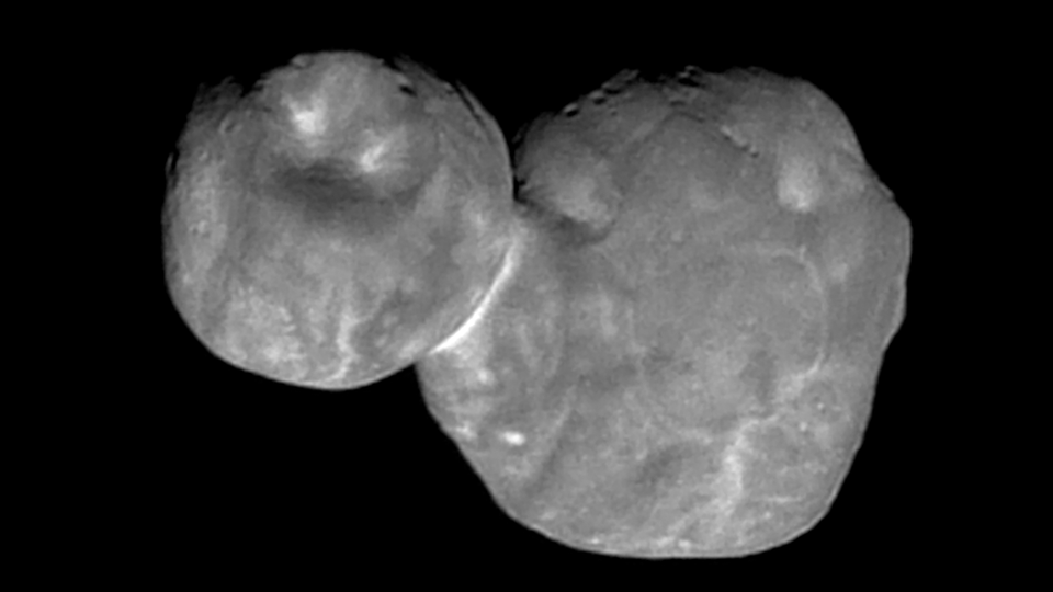 An image of (486958) 2014 MU69, also known as Ultima Thule