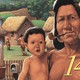Illustration of Native Americans with "1491" overlay