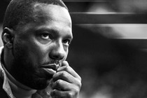 Black-and-white photo of Rich Paul