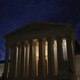 The Supreme Court at night