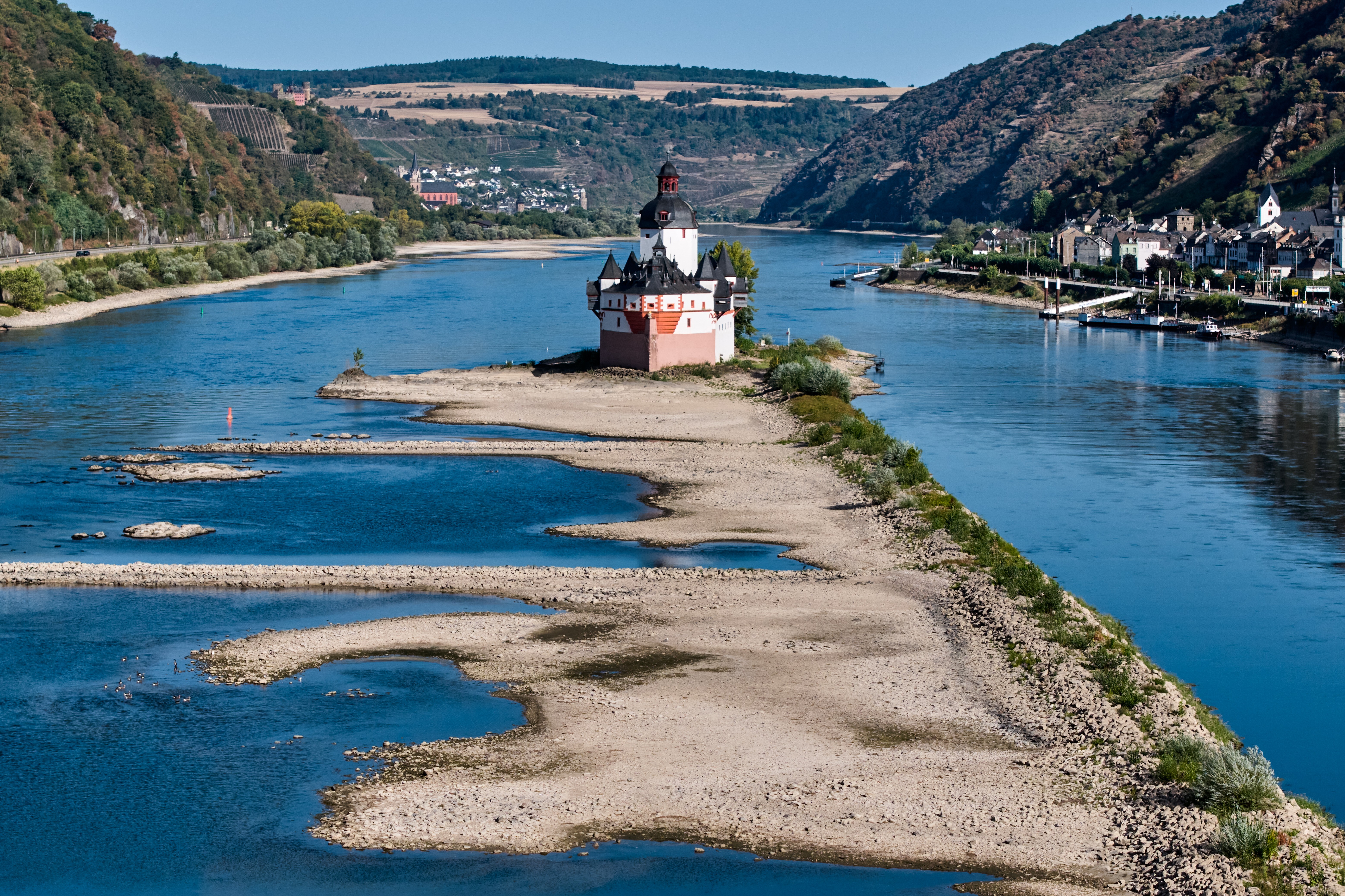 Photos: European Rivers Fall to Record Lows