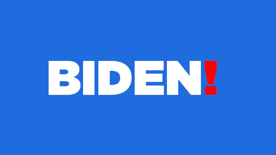 A gif alternating between "Biden!" and "Biden?"