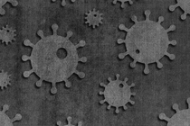 Gray, gear-like coronavirus